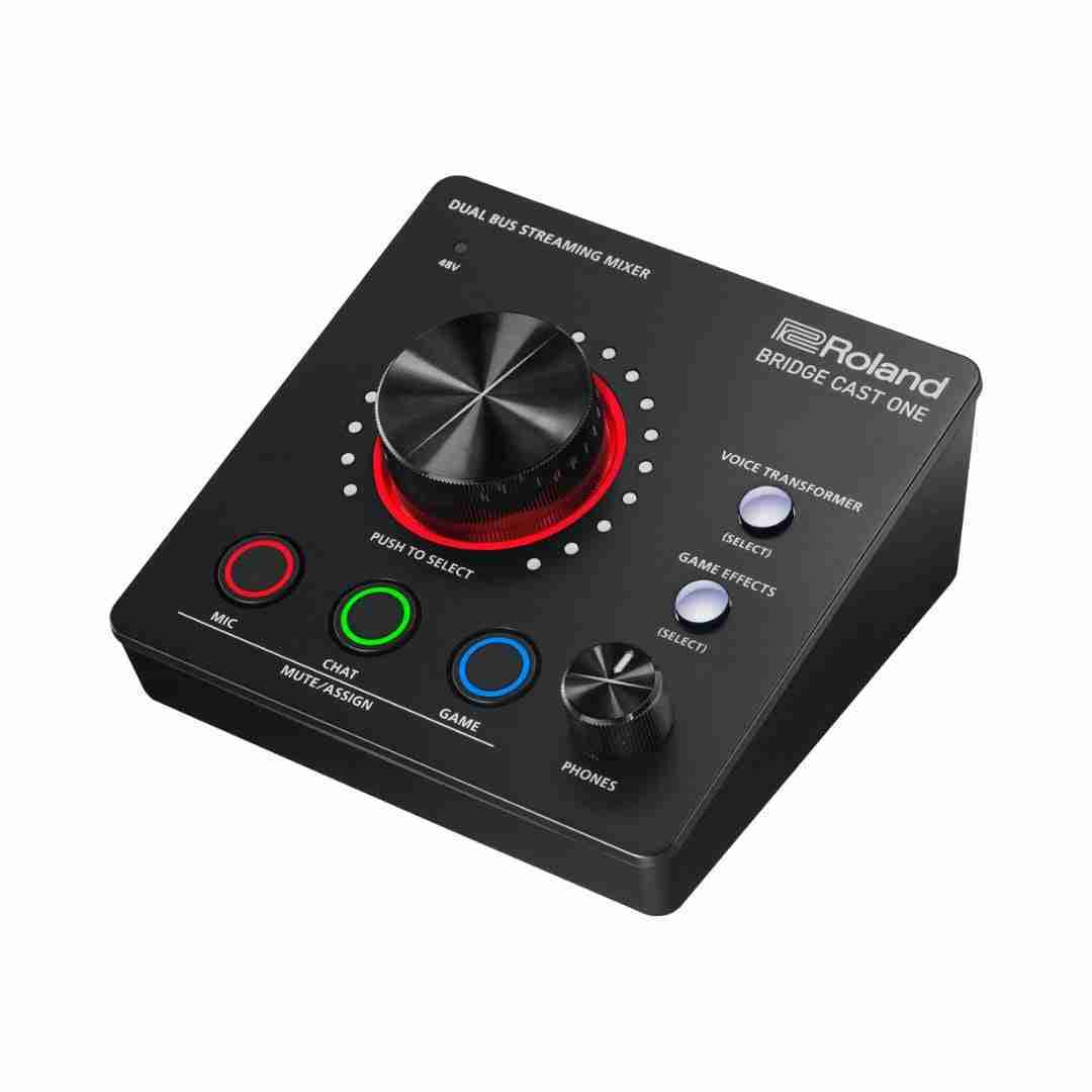 Roland Bridge Cast One Dual Bus Gaming Audio Mixer for Streaming 6