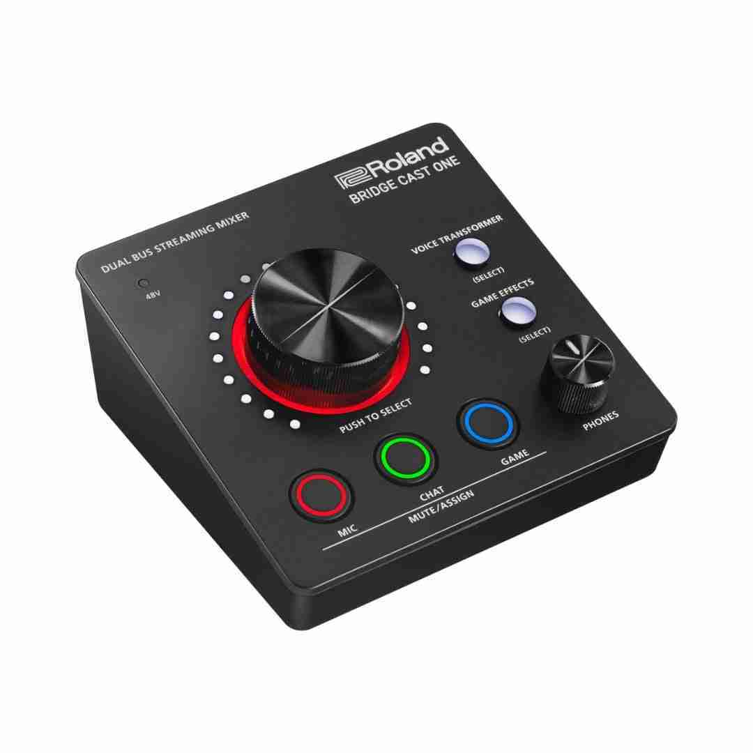 Roland Bridge Cast One Dual Bus Gaming Audio Mixer for Streaming 5
