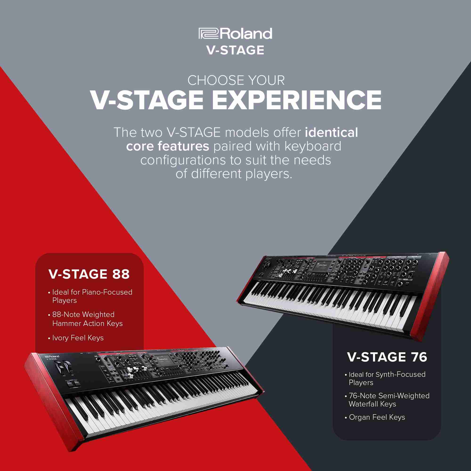 Roland V-STAGE 76-Key Semi-Weighted Digital Stage Piano 6