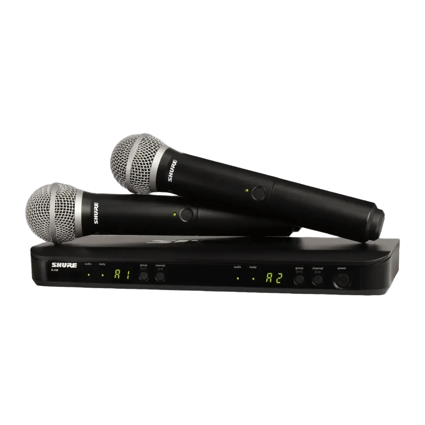 Shure BLX288/PG58 Dual Channel Wireless Vocal Microphone System