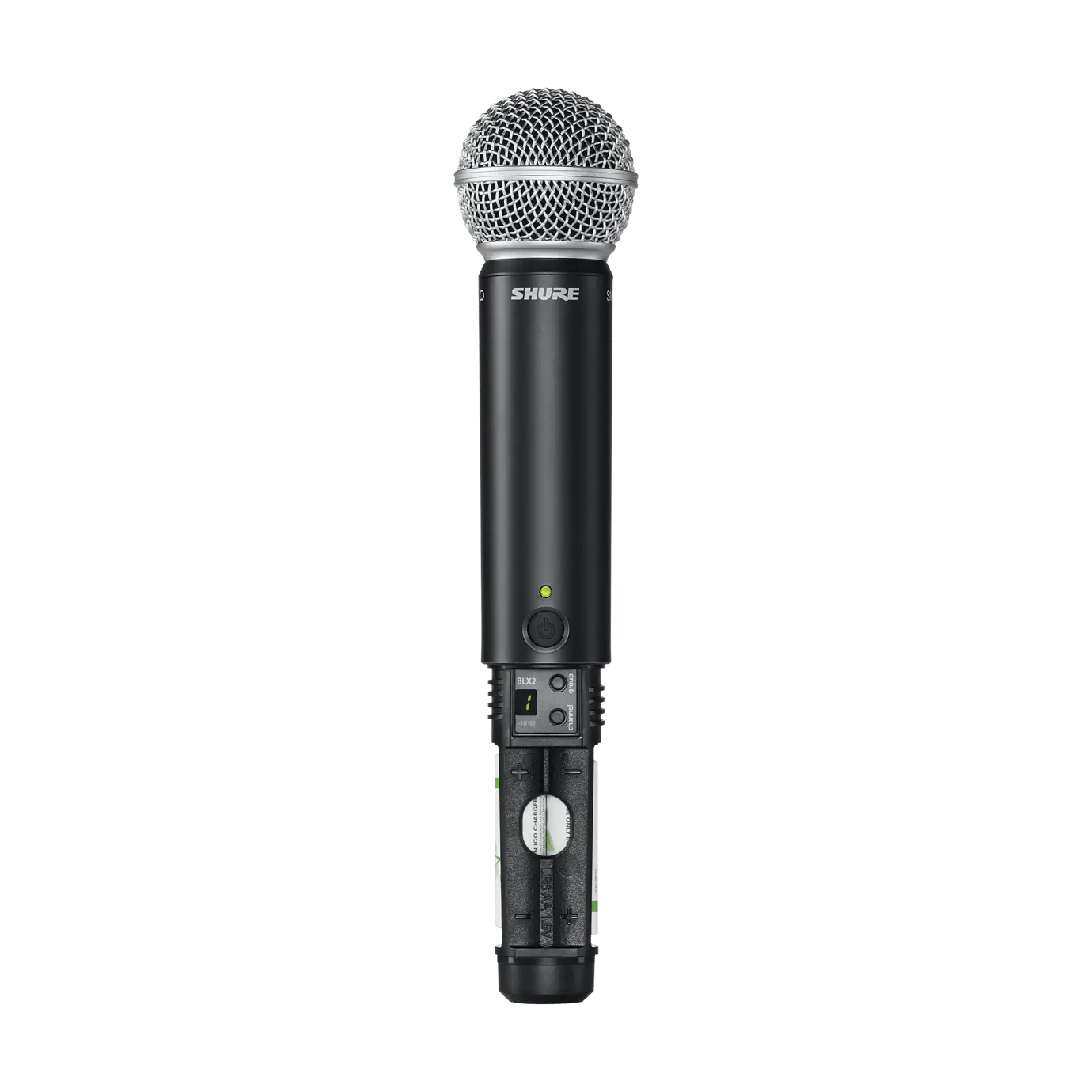 Shure BLX288/SM58 نظام ميكروفون لاسلكي ثنائي القناة مع ميكروفونين يدويين ديناميكيين أحاديي الاتجاه SM58 3