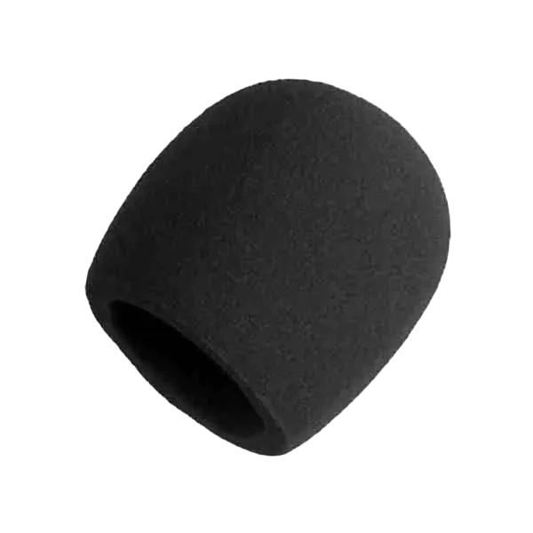 Shure A58WS-BLK Foam Windscreen for SM58 & Beta 58A Vocal Microphones, Black