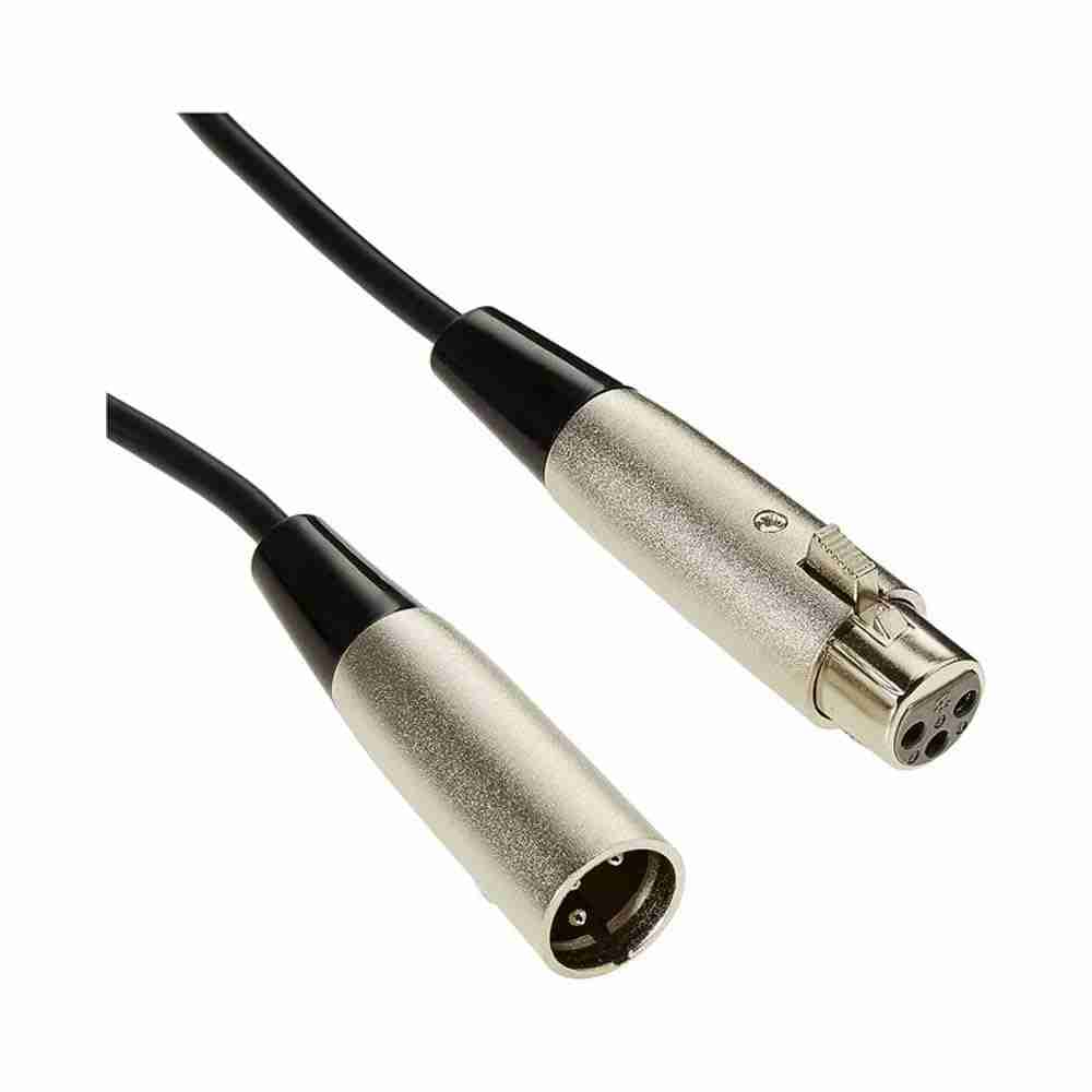 كابل ميكروفون Shure C50J عالي المرونة بطول 50 قدمًا مع موصلات XLR احترافية 3