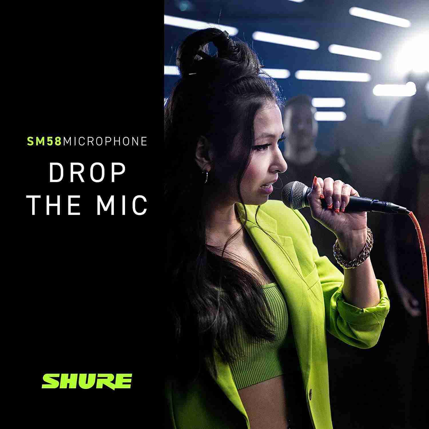 Shure SM58-S Cardioid Dynamic Vocal Microphone with On/Off Switch 6