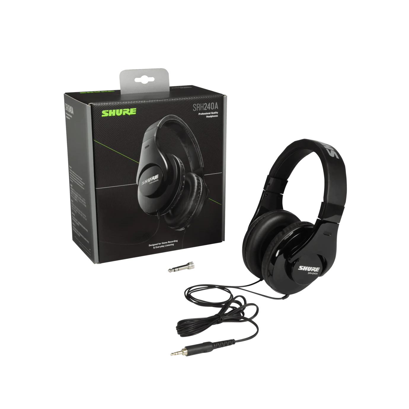 Shure SRH240A Closed-Back Over-Ear Studio Headphones for Monitoring 6