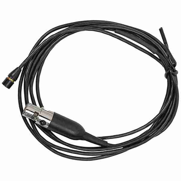 Shure WL51B Cardioid Lavalier Microphone for Wireless Systems (Black) 2