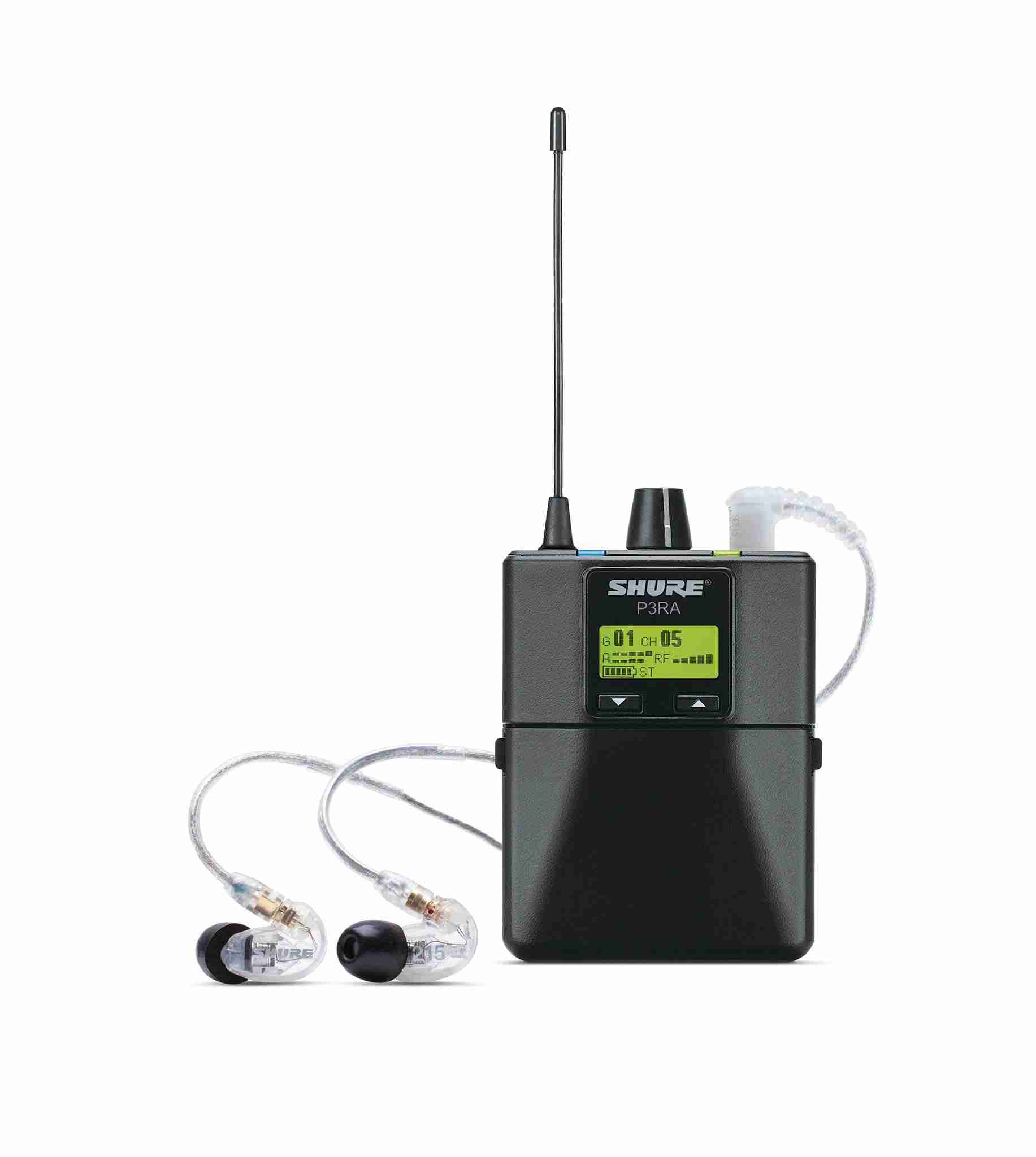 Shure P3RA Premium Wireless Bodypack Receiver for PSM 300 IEM Systems 10