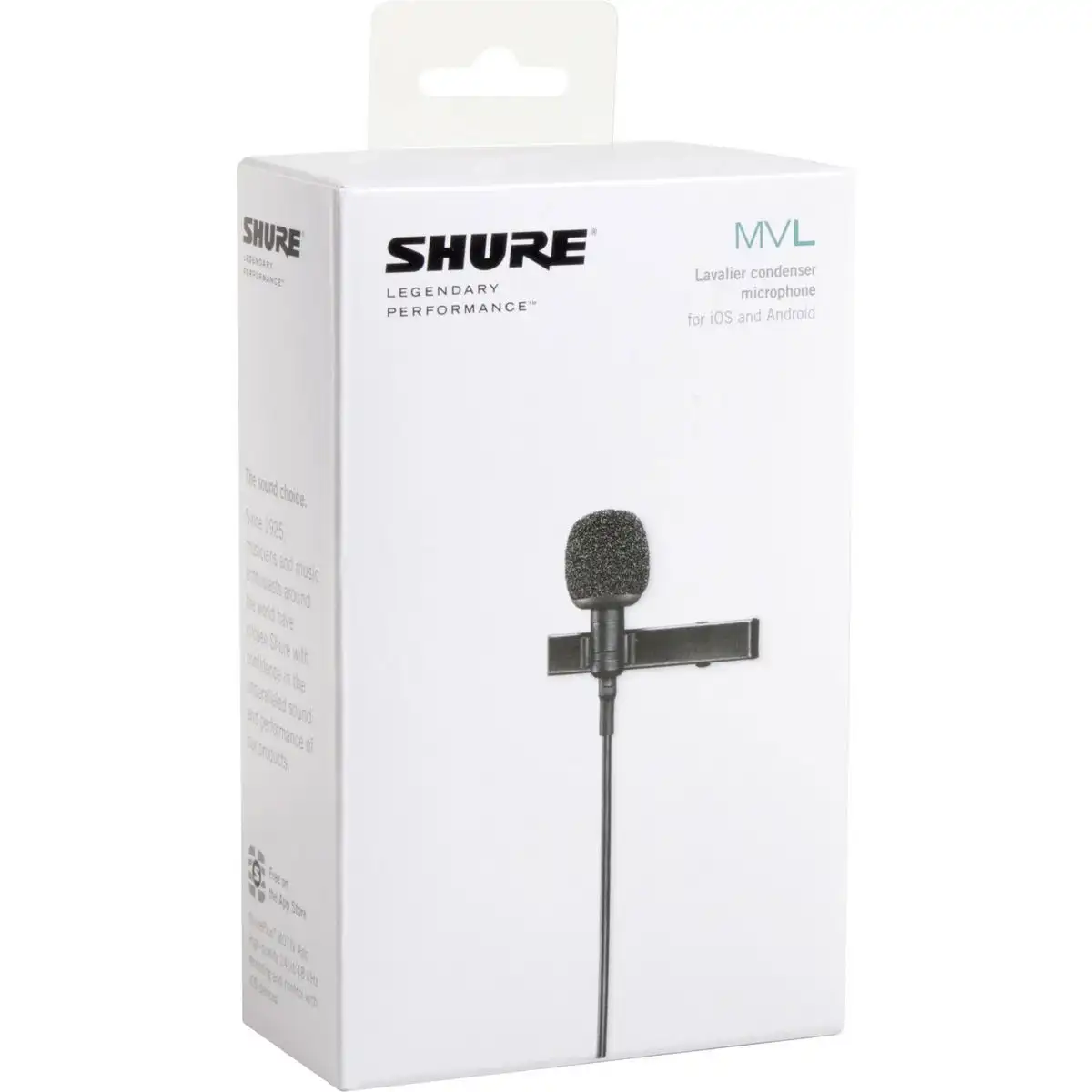 Shure MVL Omnidirectional Condenser Lavalier Microphone for Smartphones and Tablets 5