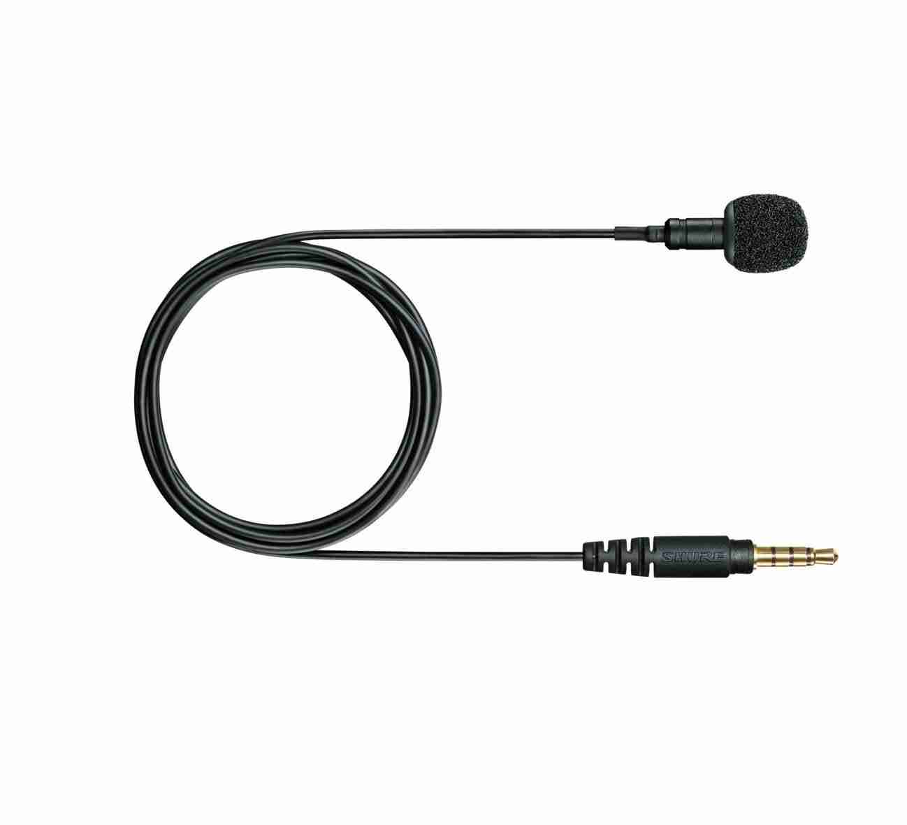 Shure MVL Omnidirectional Condenser Lavalier Microphone for Smartphones and Tablets 10