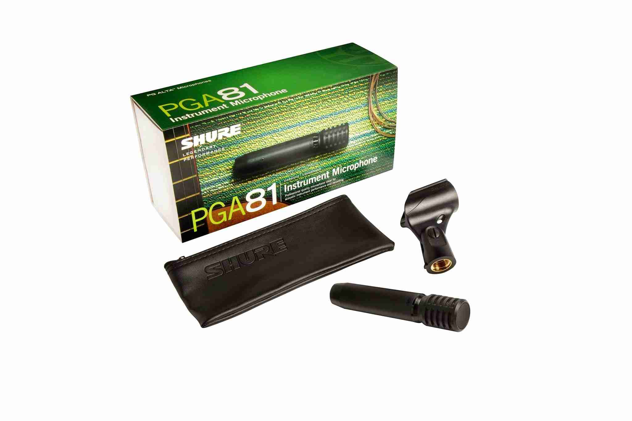 Shure PGA81 Cardioid Condenser Instrument Microphone for Studio & Live Sound 5