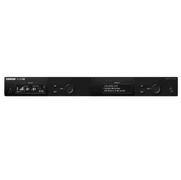 Shure SLXD4D Dual-Channel Digital Wireless Receiver, J53 Band