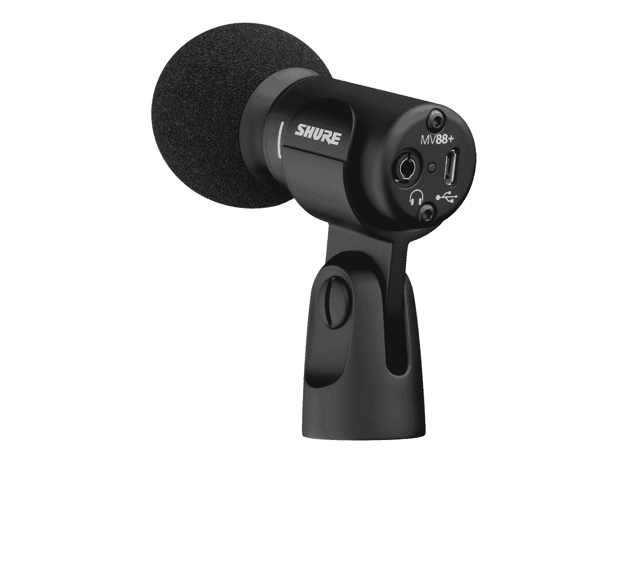 ميكروفون مكثف ستيريو Shure MV88+ بوصلة USB للتسجيل والبث المباشر 6