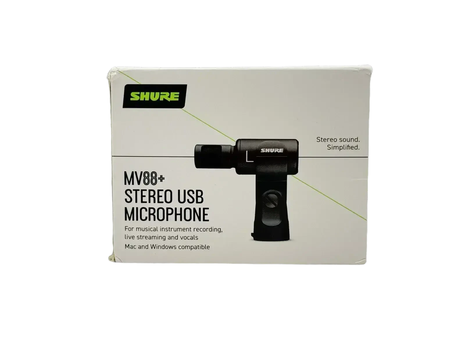 ميكروفون مكثف ستيريو Shure MV88+ بوصلة USB للتسجيل والبث المباشر 1