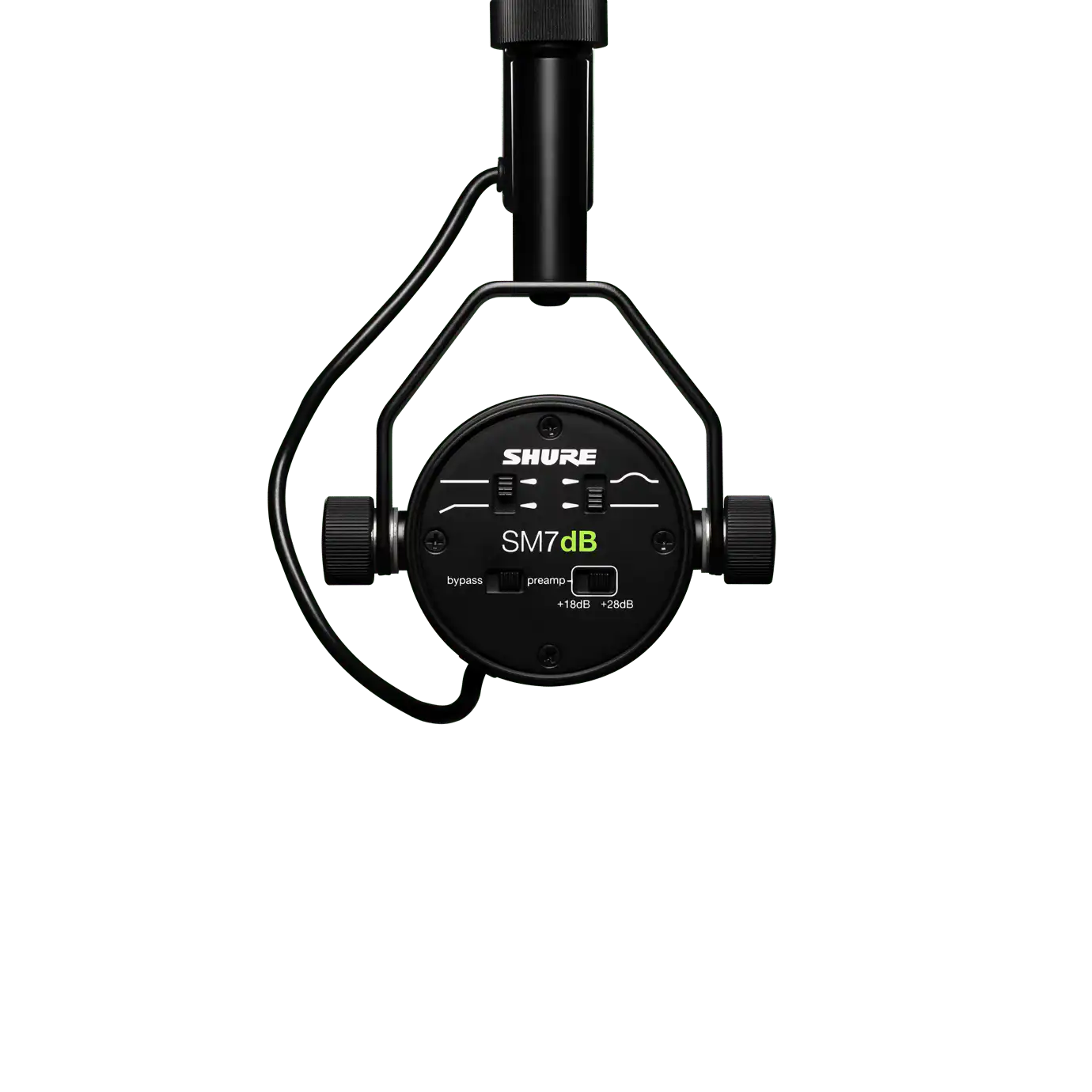 Shure SM7dB Active Dynamic Vocal Microphone with Built-in Preamp for Podcast, Broadcast, and Studio Recording 3
