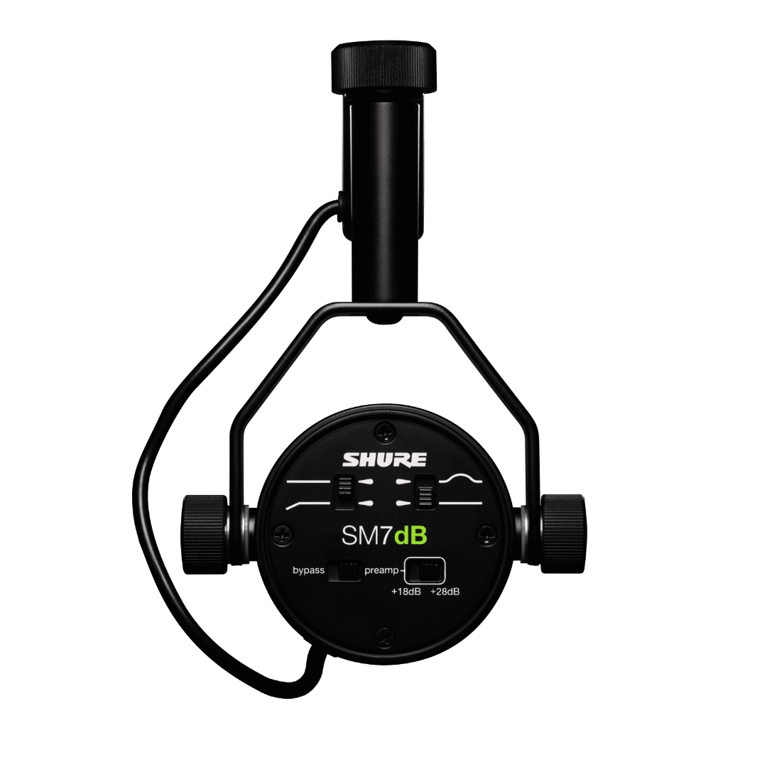 Shure SM7dB Active Dynamic Vocal Microphone with Built-in Preamp for Podcast, Broadcast, and Studio Recording 7