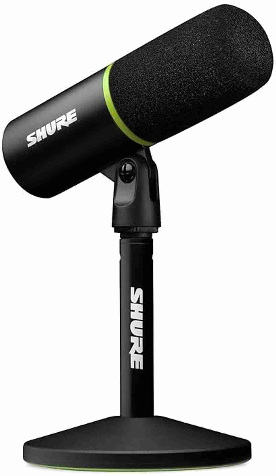 Shure MV6 USB Cardioid Dynamic Microphone for Gaming and Podcasting, Black 2