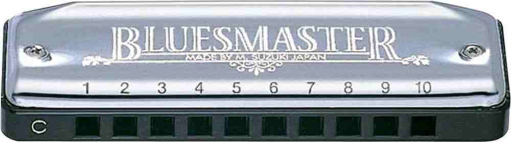 Suzuki Bluesmaster MR-250 Professional Diatonic Harmonica, 10-Hole 2