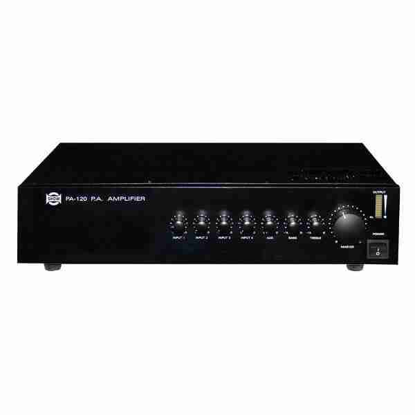 Unistar PA-120 120W P.A. Amplifier with Bluetooth, USB & 70V/100V Output 2