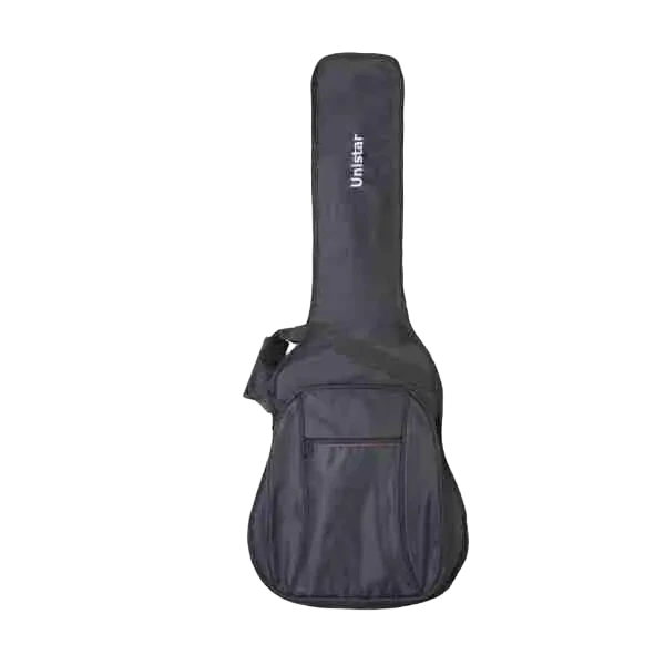 Unistar Bag1A Padded Acoustic Guitar Gig Bag, Black