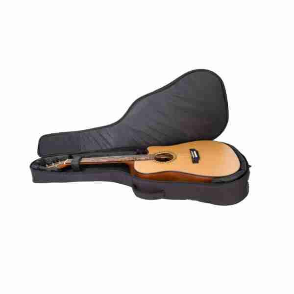 Yorx JTB003L Padded Acoustic Guitar Gig Bag, Black 4