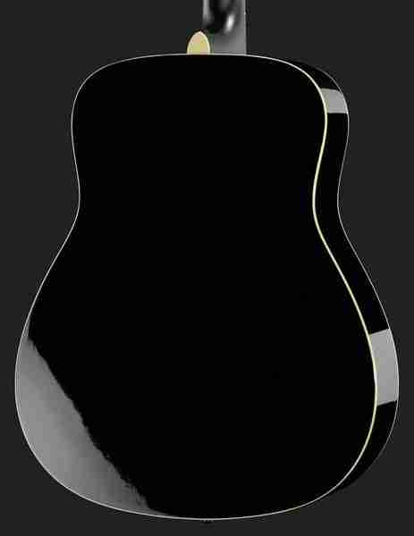 Yamaha F370 Dreadnought Acoustic Guitar 6-String Right-Handed in Black 9