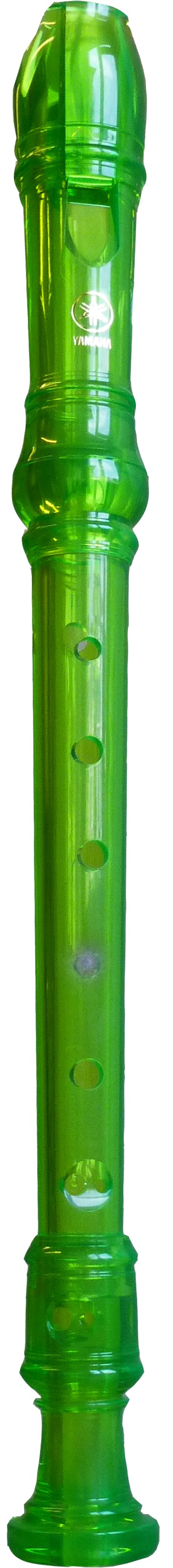 Yamaha YRS-20B(G) Soprano Recorder, Baroque Fingering, Green 2