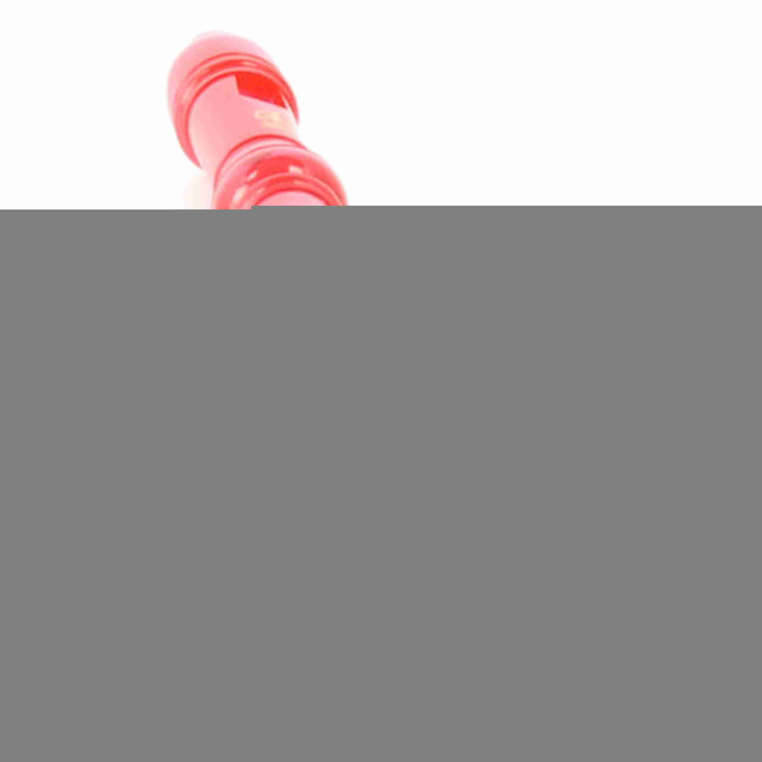 Yamaha YRS-20B Soprano Recorder with Baroque Fingering, Key of C, Translucent Pink 5