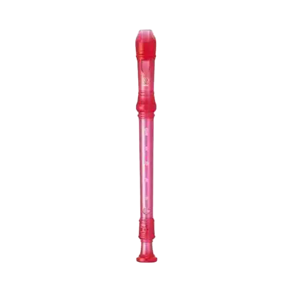 Yamaha YRS-20GP Soprano Recorder, German Fingering, Key of C - Translucent Pink