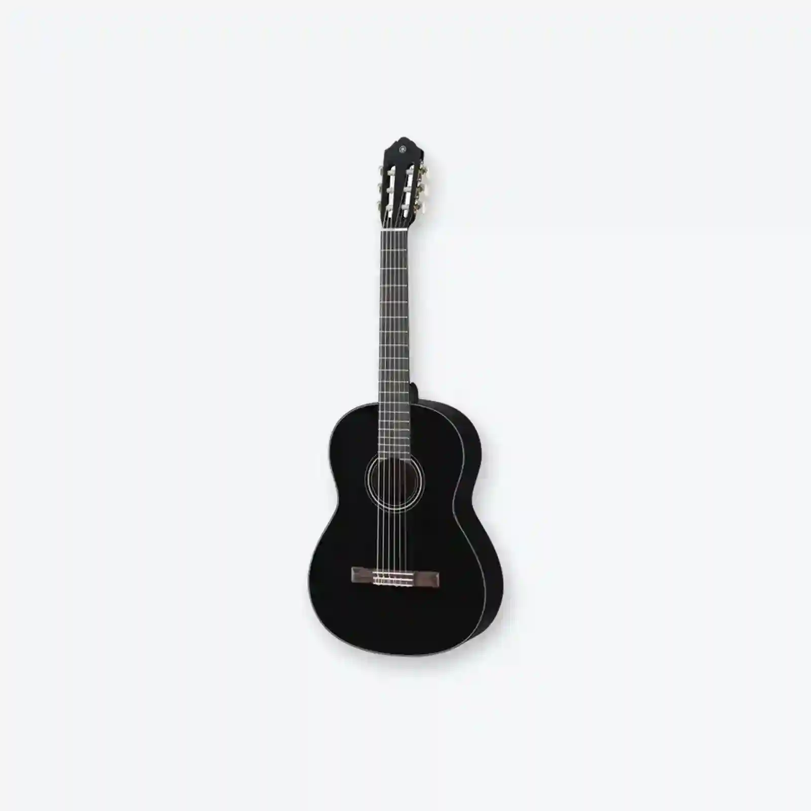 جيتار Yamaha C40 كلاسيكي بالحجم الكامل بـ 6 أوتار نايلون، أسود 2