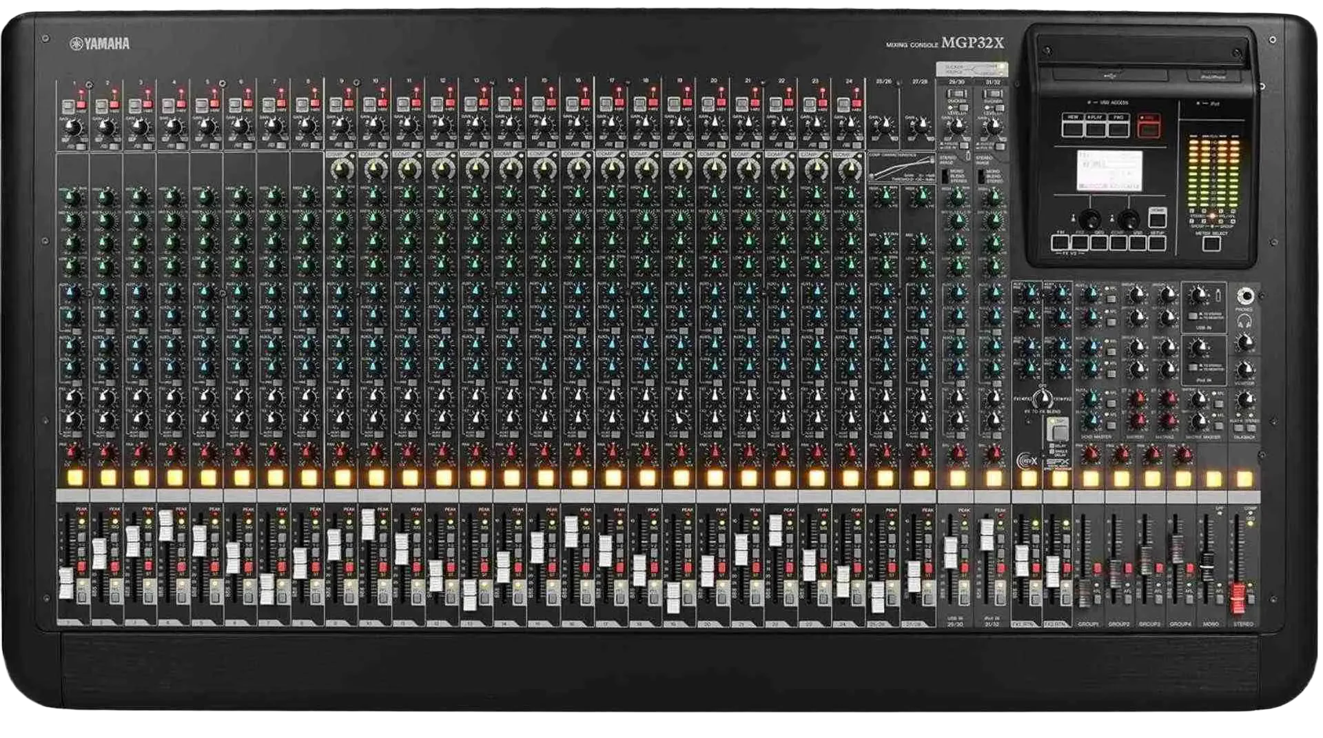 Yamaha MGP32X 32-Channel Analog Mixer with Dual Effects and USB