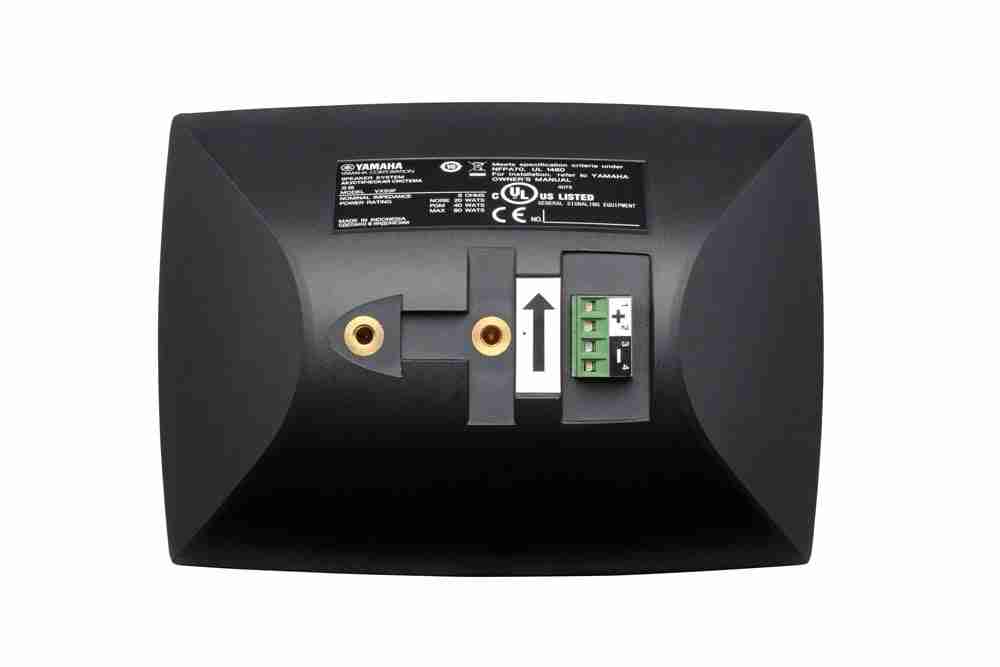 Yamaha VXS3F Compact Surface Mount Speaker, 3.5-inch, Black (Pair) 8