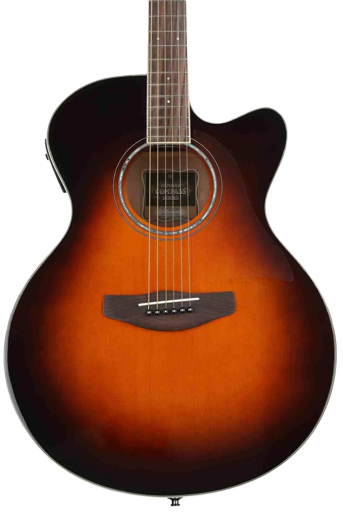 Yamaha CPX600 OVS 6-String Acoustic-Electric Guitar, Medium Jumbo Cutaway, Old Violin Sunburst