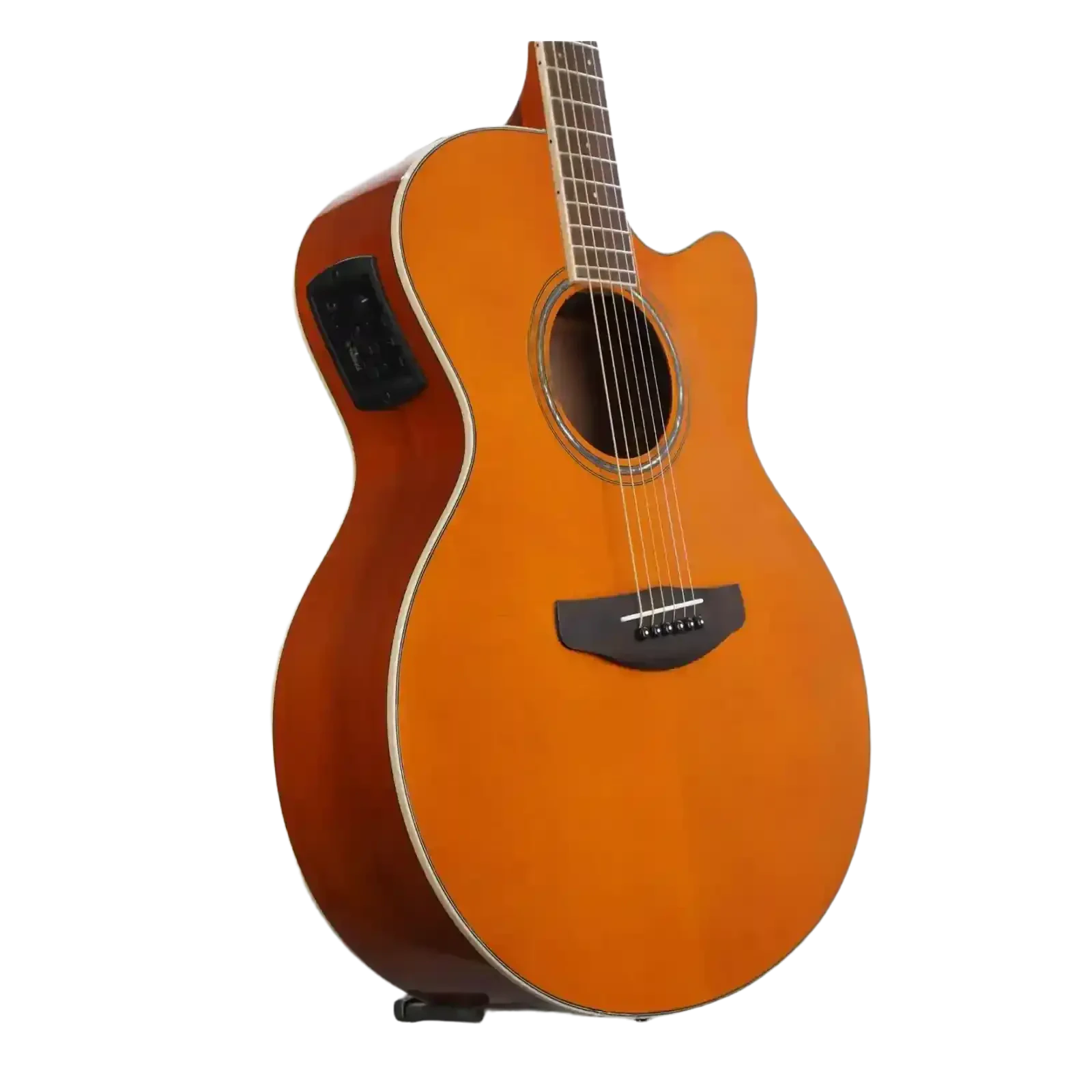 Yamaha CPX600 Medium Jumbo Cutaway Acoustic-Electric Guitar, Vintage Tint 3