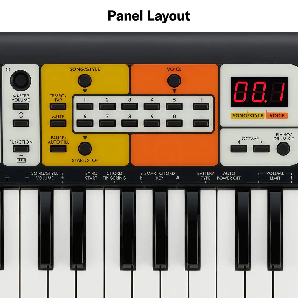Yamaha PSS-F30 37-Key Mini Portable Keyboard for Kids, Black 5
