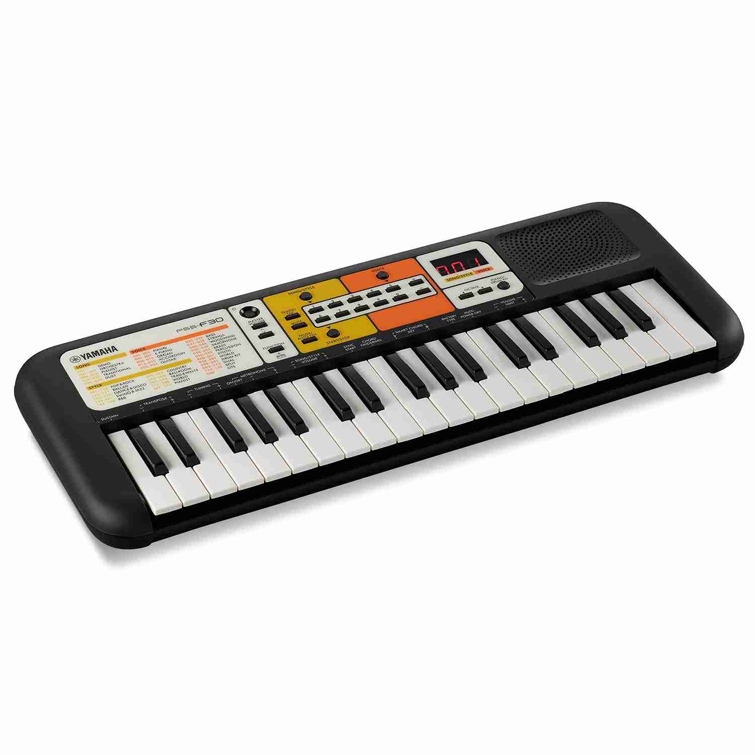 Yamaha PSS-F30 37-Key Mini Portable Keyboard for Kids, Black 9
