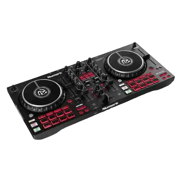 وحدة تحكم DJ ثنائية الأسطح Numark Mixtrack Pro FX مع مفاتيح FX وبرنامج Serato DJ Lite
