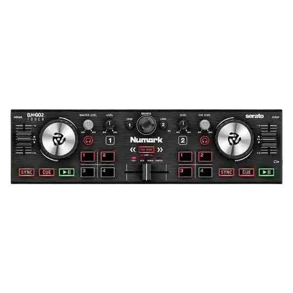 وحدة تحكم DJ محمولة ثنائية القنوات Numark DJ2GO2 Touch