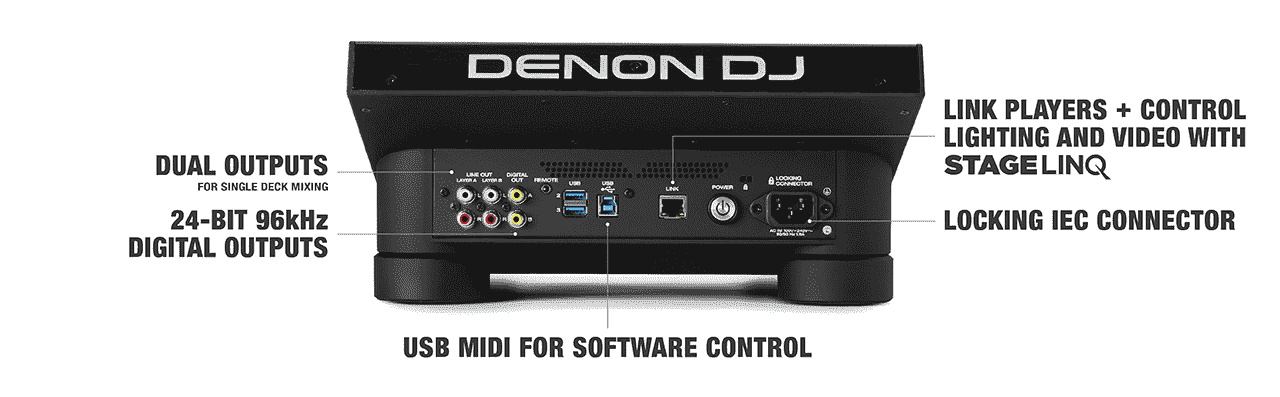 Denon SC6000 PRIME Professional DJ Media Player with 10.1" Touchscreen 10