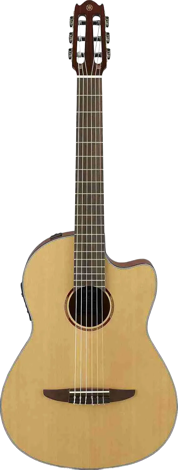 Yamaha NCX1NT Cutaway Acoustic-Electric Classical Guitar, Natural 1