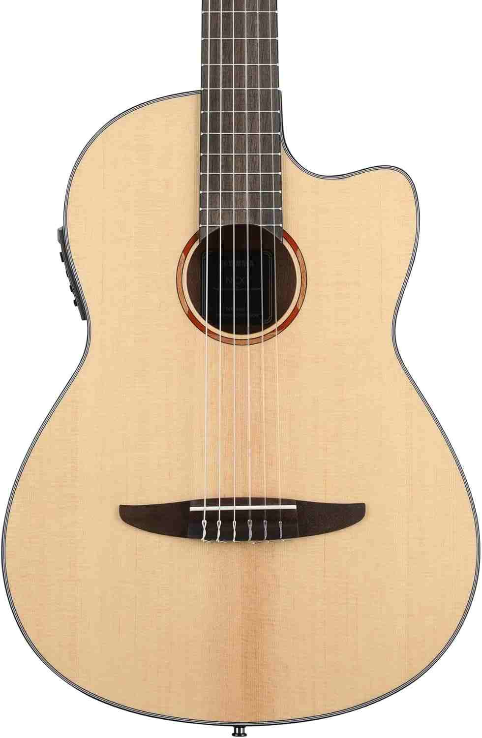 Yamaha NCX1NT Cutaway Acoustic-Electric Classical Guitar, Natural 3