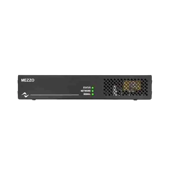 مضخم صوت Powersoft Mezzo 604 A رباعي القنوات بقوة 600W مدمج للتركيبات الثابتة مع DSP وAES67