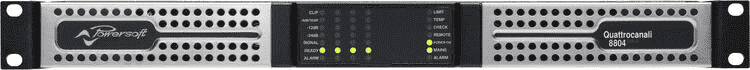 Powersoft Quattrocanali 8804 DSP+D 4-Channel 9600W Power Amplifier with DSP and Dante 5