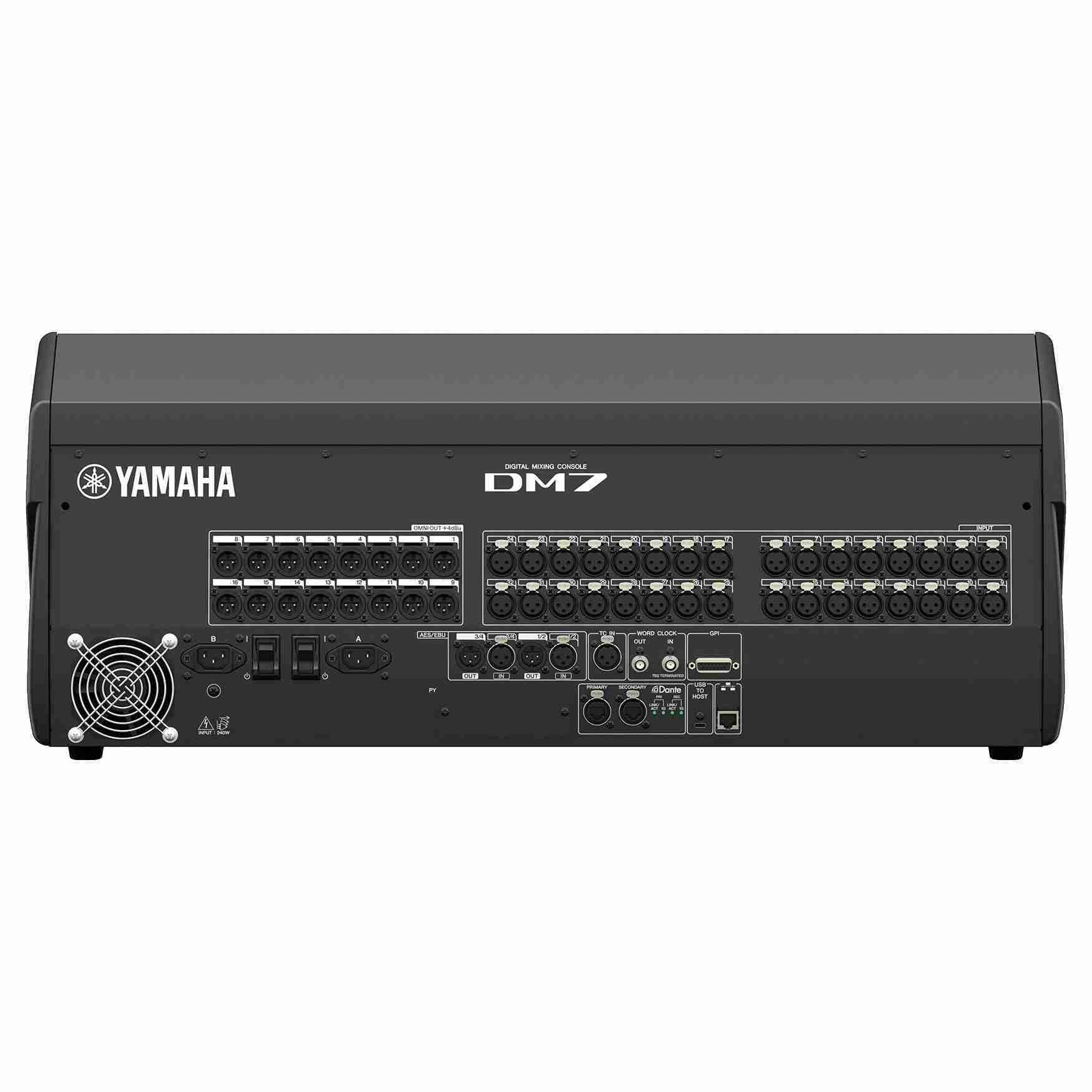 Yamaha DM7 120-Channel Digital Mixing Console with Dante 6