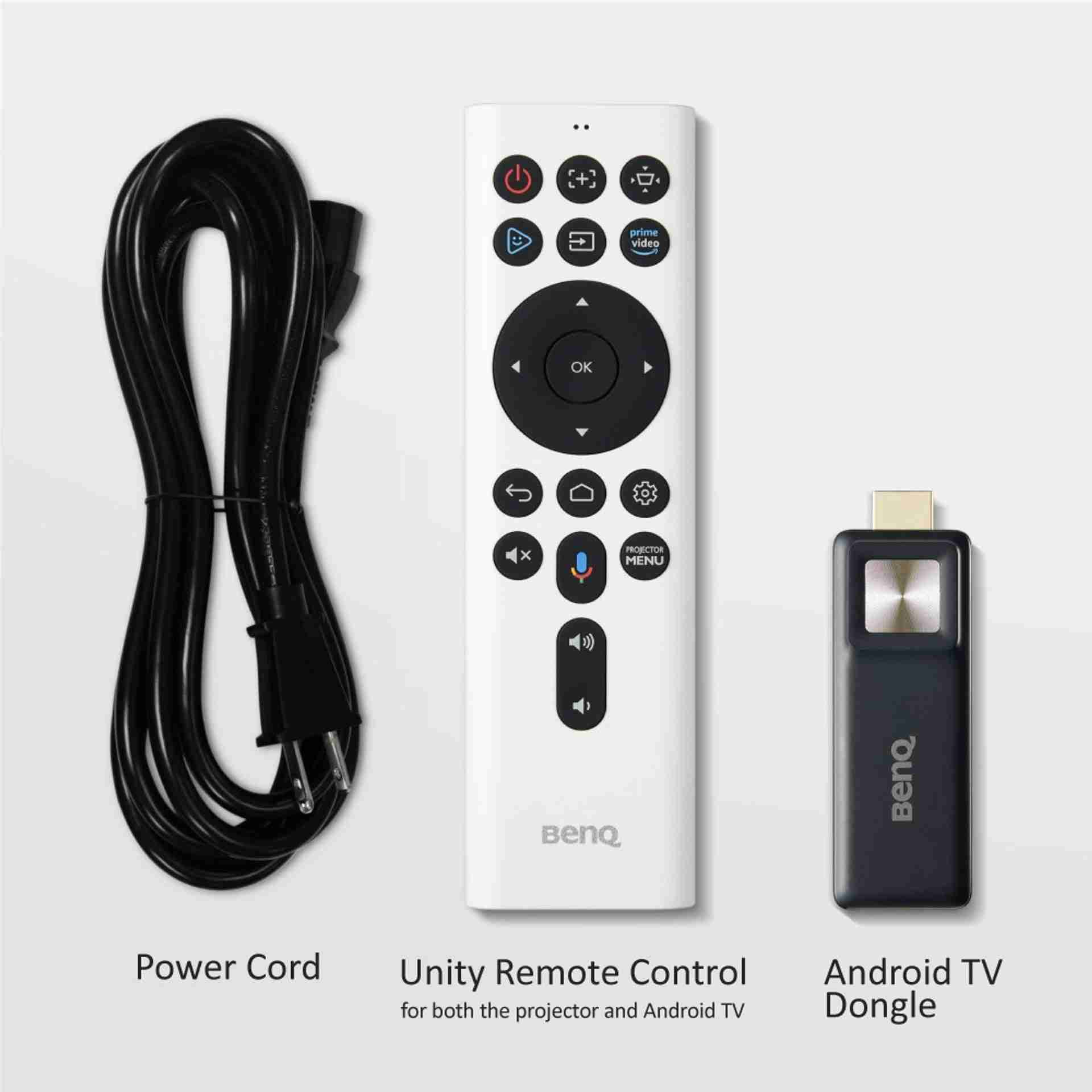 جهاز عرض الألعاب BenQ TK700STi بدقة 4K HDR وبُعد بؤري قصير مع نظام Android TV 6