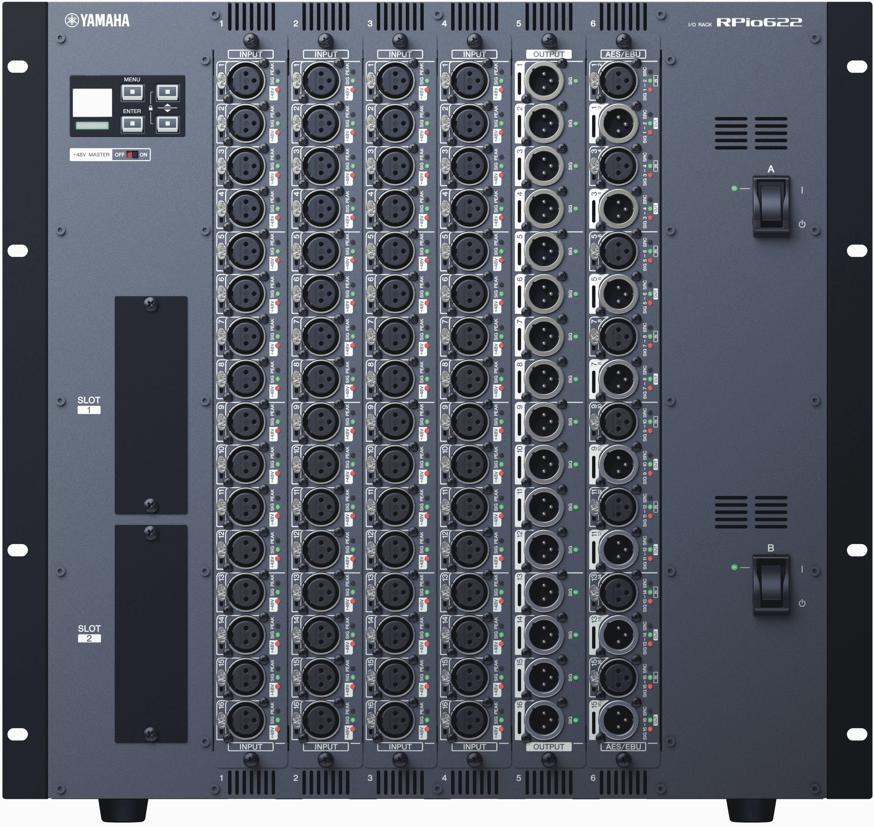 Yamaha RPio622 I/O Rack Stage Box for RIVAGE PM Systems 2