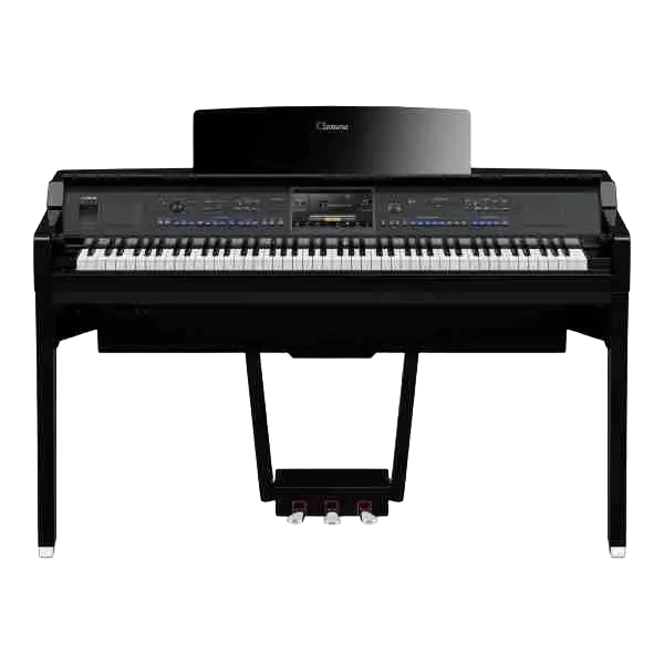 Yamaha CVP-909B Clavinova 88-Key Digital Piano with Bench, Black 1