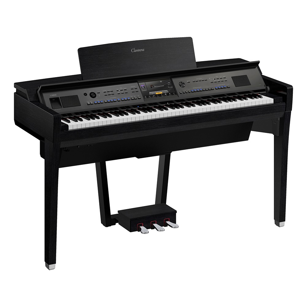 Yamaha CVP-909B Clavinova 88-Key Digital Piano with Bench, Black 2