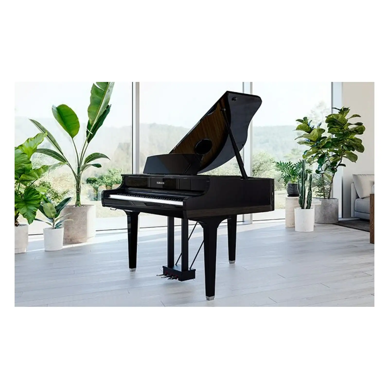 Yamaha Clavinova CLP-895GP Digital Grand Piano with Bench, Polished White 3