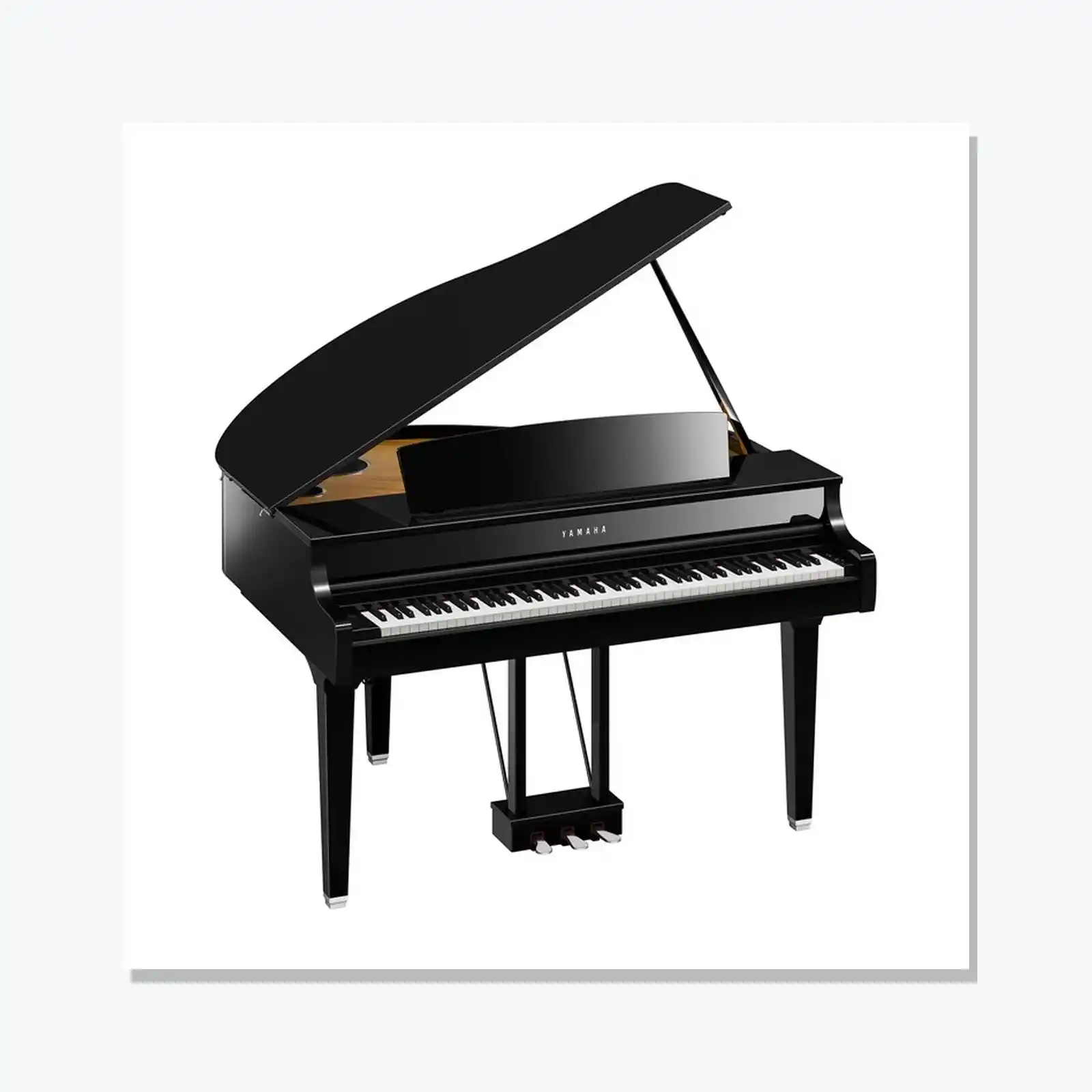 Yamaha Clavinova CLP-895GP Digital Grand Piano with Bench, Polished White 2