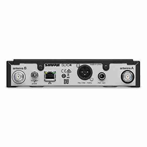 Shure SLXD4 Single-Channel Digital Wireless Receiver for SLX-D Systems (J53 Band) 5